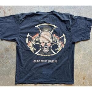 Vintage West Coast Choppers T-Shirt Men’s Large Faded Black 2000s Metal Grunge